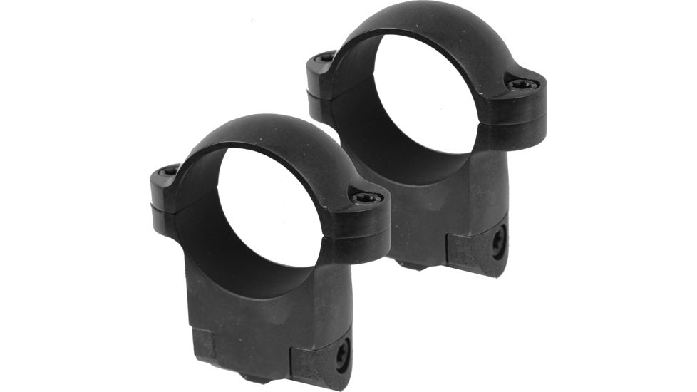 Burris Solid Steel 1 Inch Ring Mount, Low, Gloss Black 420103
