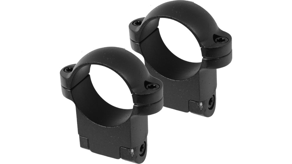 Burris Solid Steel 1 Inch Ring Mount, Medium, Matte Black 420113
