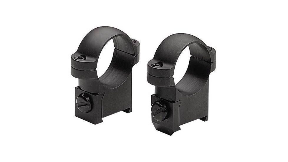 Burris Rifle Scope Ring Mounts, CZ 550, Long Action, Medium, 1 in Tube, Gloss, Black, 420130