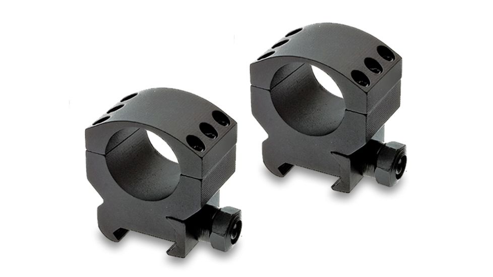 Burris Xtreme Tactical Picatinny Rail 30mm Rifle Scope Rings Pair, Medium 1.1 in, Black 420162