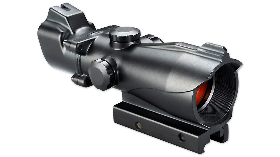 Bushnell 1x MP Red Dot Scope w/ Zombie Red/Green T-Dot Reticle,Matte Black, Clam AR730132ZC