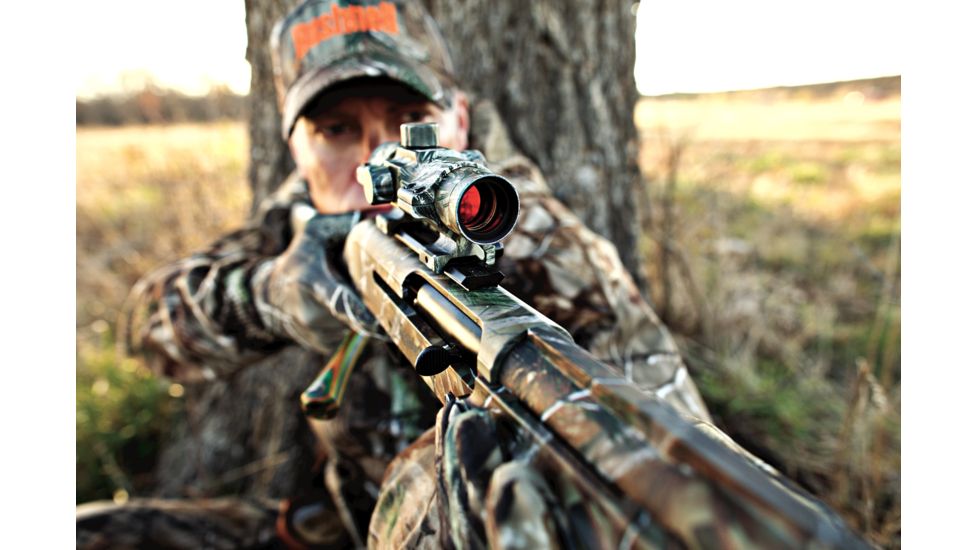 Bushnell 1x28mm, 6 MOA Dot, with Rings, Matte Black AR730131C