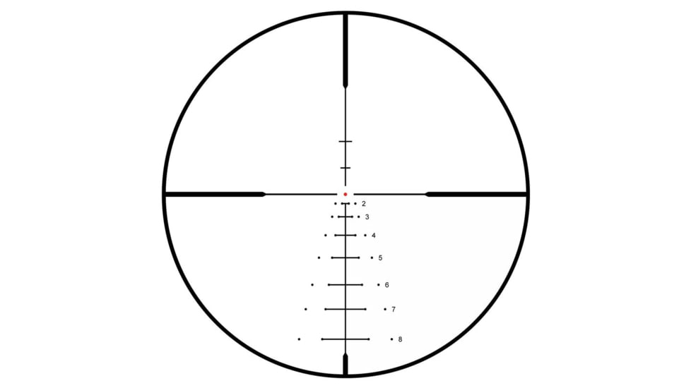 Bushnell 5 R5 Black 4-12x 40mm 1&quot; Tube Illuminated DOA-LRH800 Reticle, R5-41240S2