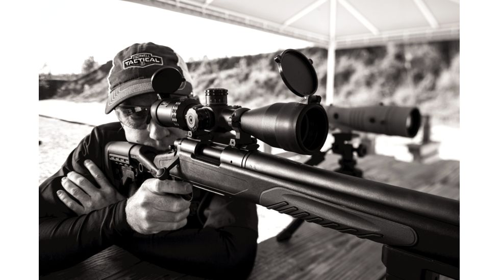 Bushnell AR Optics Rifle Scope, 4.5-18x40mm, 40 mm Tube, Second Focal Plane, BDC Reticle, Matte Black, AR945184B