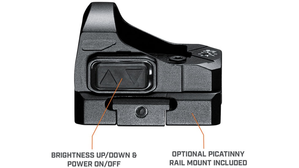 Bushnell AR Optics Advance Reflex Sight, 1x44mm, 5 MOA, AR750006