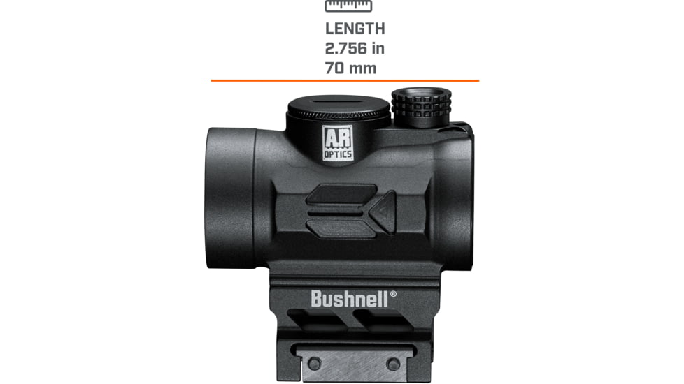 Bushnell AR Optics TRS-26 Red Dot Sight, 3 MOA, Aimpoint Base, Matte Black, AR71XRD