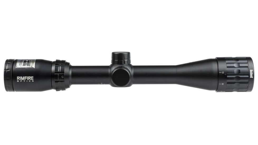 Bushnell Rimfire Optics Rifle Scope, 3.5-10x36mm, DropZone 22 Reticle, Matte Black Finish, 613510B