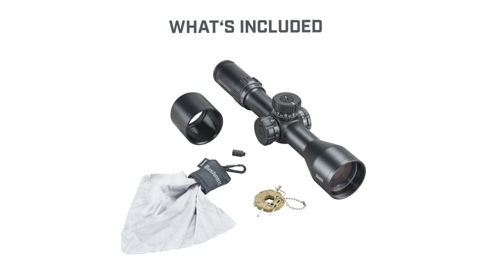 Bushnell DMR3 3.5-21x50mm Riflescopes, 34 mm Tube, First Focal Plane, G4P Reticle, Black, ETDMR3G4