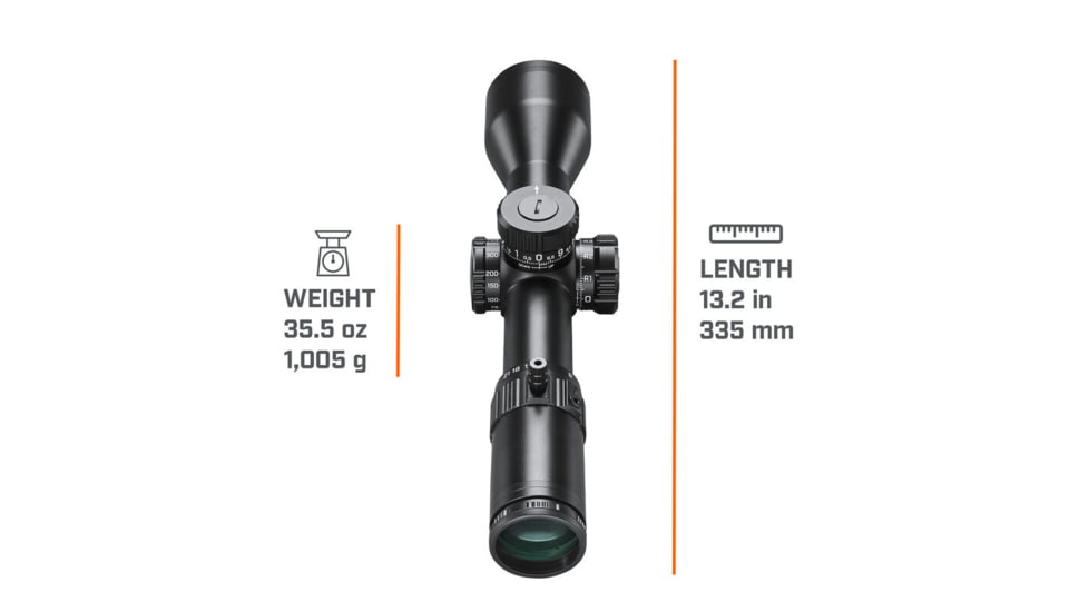 Bushnell DMR3 3.5-21x50mm Riflescopes, 34 mm Tube, First Focal Plane, G4P Reticle, Black, ETDMR3G4