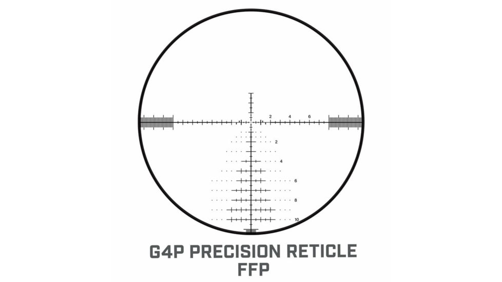 Bushnell DMR3 3.5-21x50mm Riflescopes, 34 mm Tube, First Focal Plane, G4P Reticle, Black, ETDMR3G4