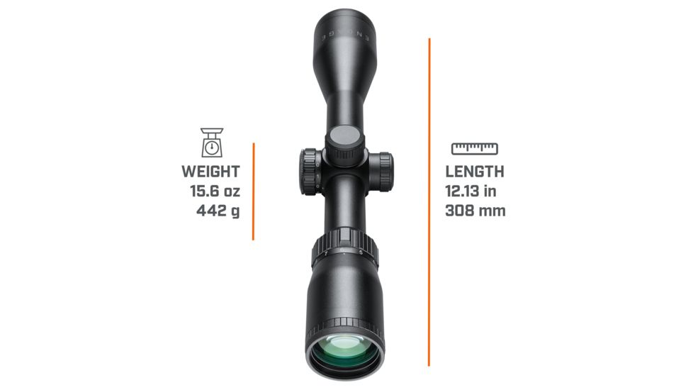 Bushnell Engage 3-9x40mm Rifle Scope, 1 inch Tube, Illuninated Multi-X Reticle, Black, RE3940BS9