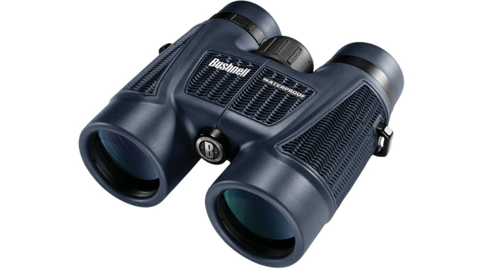 Bushnell H2O 10x42mm Roof WP/FP Binocular, Twist Up Eyecups, Box 6L, Dark Blue, 150142R