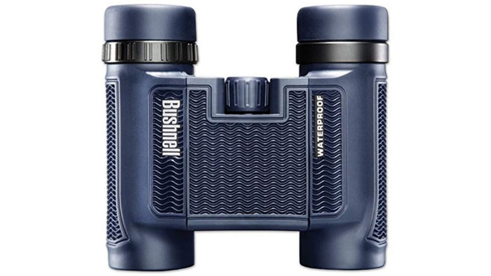 Bushnell H2O 12x25mm Roof WP/FP Binocular, Twist Up Eyecups, Box 6L, Dark Blue, 132105R