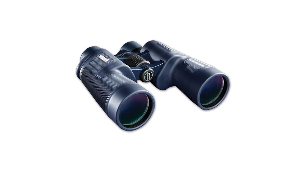 Bushnell H2O 7x50mm Porro Prism Binoculars w/Twist-Up Eyecups, Black, Clam Pack, 157050C