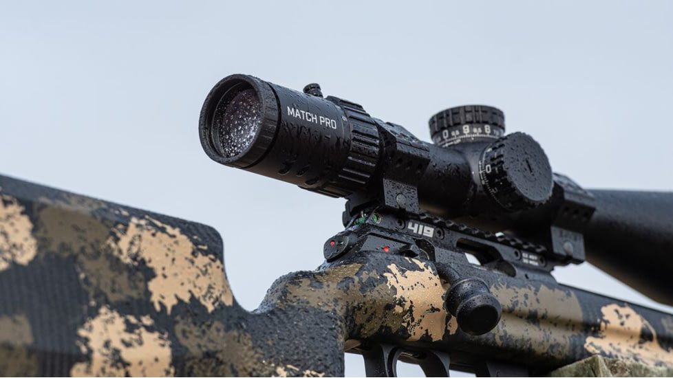 Bushnell Match Pro ED 5-30x56mm Rifle Scope, 34mm Tube, First Focal Plane, MOA, DM2 Reticle, Black, small, MP53056AMI