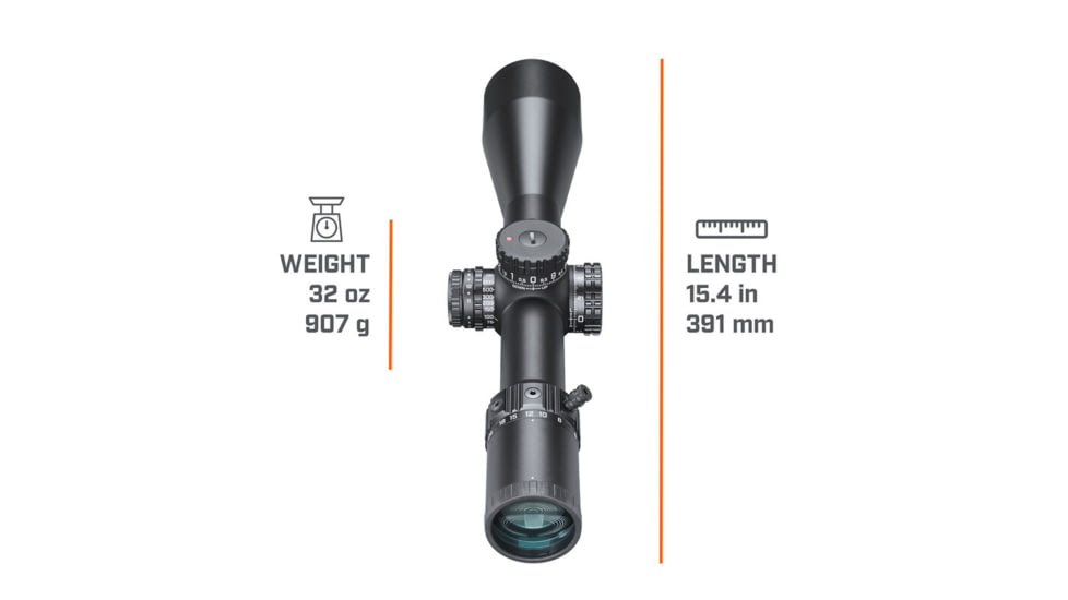 Bushnell Match Pro ED 5-30x56mm Rifle Scope, 34mm Tube, First Focal Plane, MRAD, DM2 Reticle, Black, small, MP53056DMI