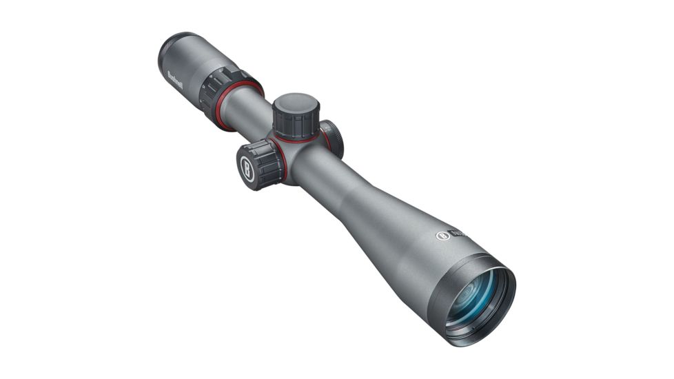 Bushnell Nitro Rifle Scope, 4-16x44mm, Second Focal Plane, Deploy MOA Reticle, Gun Metal Gray RN4164GS1