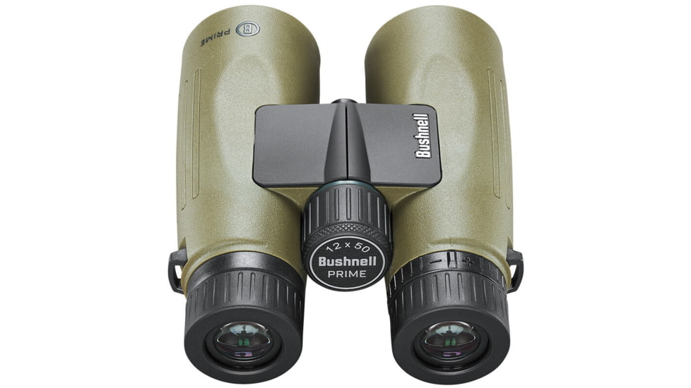 Bushnell Prime 12x50mm Roof Prism Binocular w/Vault Bundle, Green, BP1250VTC