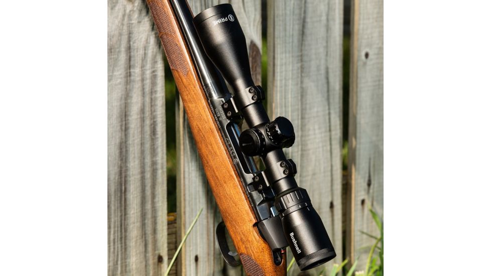Bushnell Prime Rifle Scope, 3-9x40, 1 Inch Tube, Second Focal Plane, Illuminated Multi-X Crosshair, Black, RP3940BS9
