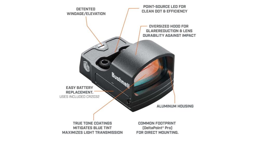 Bushnell Reflex Sight Rsx-100 4moa W/weaver Low Rise Mount