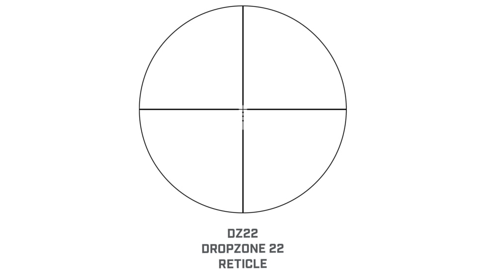 Bushnell Scope Rimfire 3-9x40 Dz22 Reticle Black