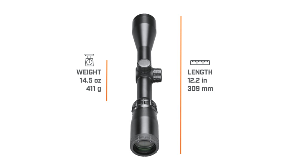 Bushnell Scope Rimfire 3-9x40 Dz22 Reticle Black