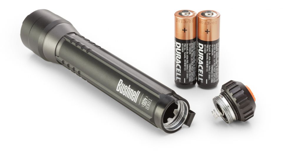 Bushnell TRKR 400 Lumen Flaslight, Black, 50011