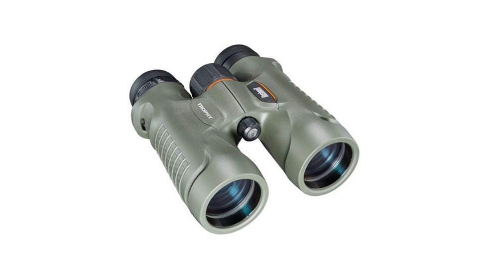 Bushnell Trophy 10x42mm Roof Prism Binoculars, Waterproof, Green, Box, 334212