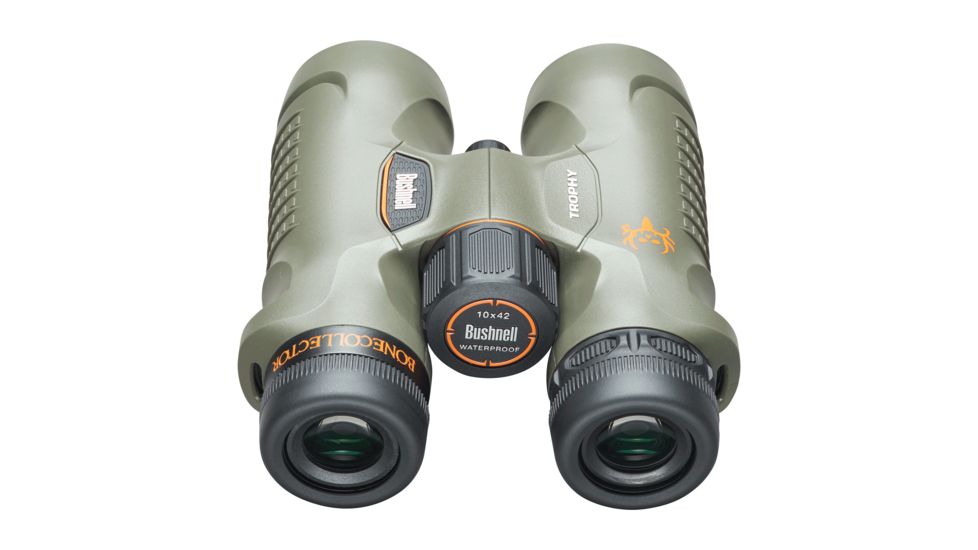 Bushnell Trophy 10x42mm Roof Prism Binoculars, Waterproof, Bone Collector, Box, 334210