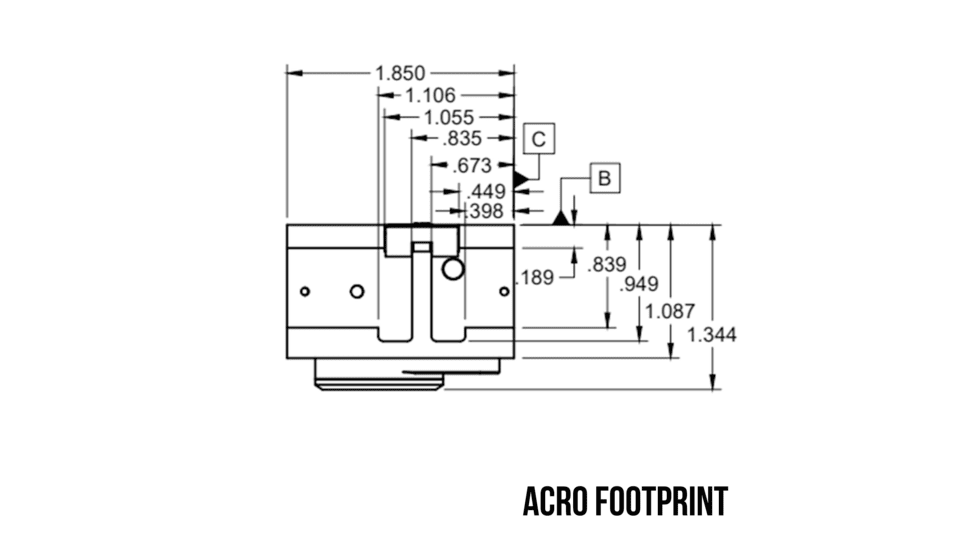 C&amp;H Precision Weapons Duty Optic - RD-DUTY-RD