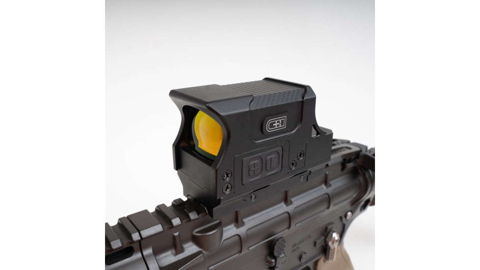 C&amp;H Precision Weapons ERD-1 1x 27.5x36mm Red Dot Sight, Multi-Reticle, Black, RD-ERD-1-MR