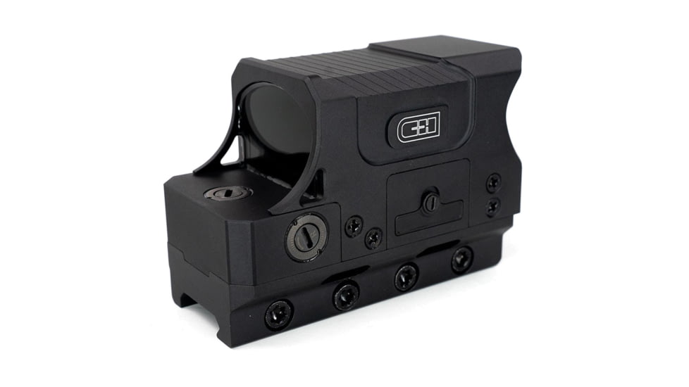 C&amp;H Precision Weapons ERD-1 1x 27.5x36mm Red Dot Sight, Multi-Reticle, Black, RD-ERD-1-MR