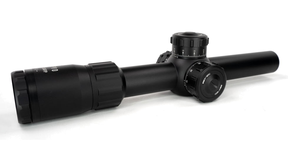 C&amp;H Precision Weapons LPVO 2-12x24mm 30mm Tube Rifle Scope, First Focal Plane, Glass-Etched Reticle, Black, RD-LPVO-RD