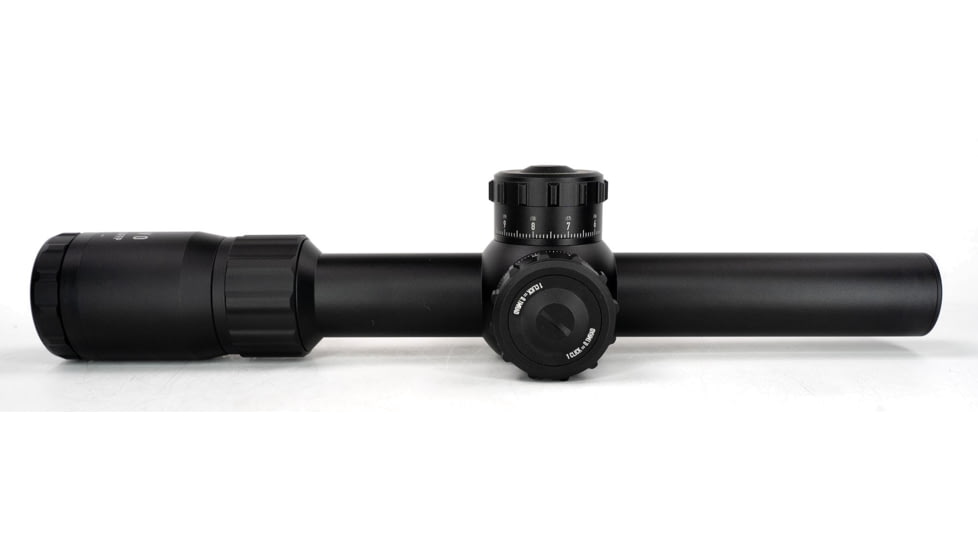 C&amp;H Precision Weapons LPVO 2-12x24mm 30mm Tube Rifle Scope, First Focal Plane, Glass-Etched Reticle, Black, RD-LPVO-RD