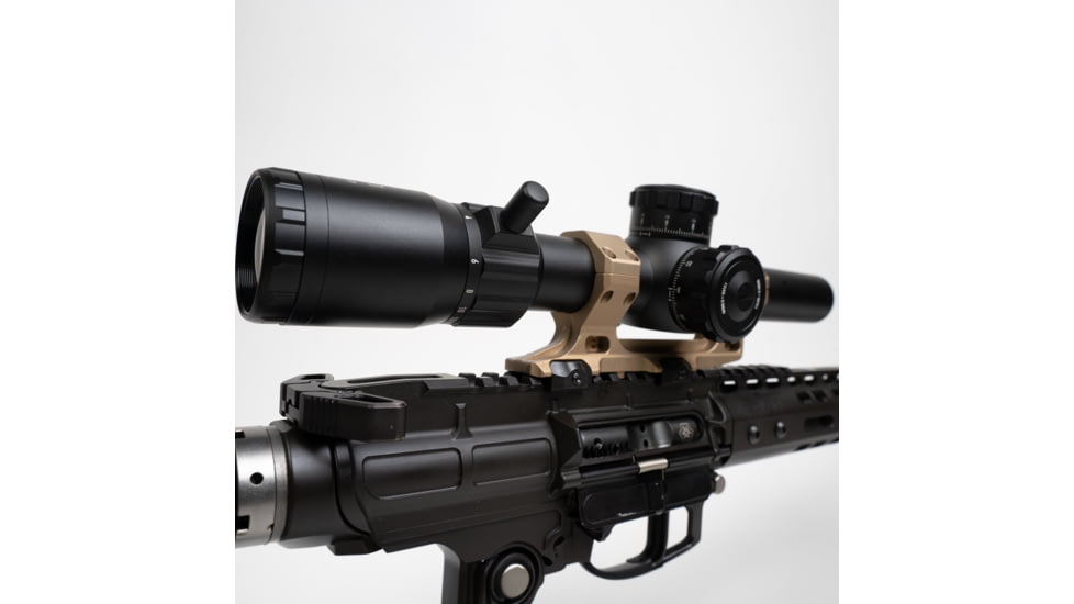 C&amp;H Precision Weapons LPVO 2-12x24mm 30mm Tube Rifle Scope, First Focal Plane, Glass-Etched Reticle, Black, RD-LPVO-RD