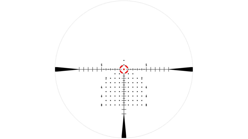 C&amp;H Precision Weapons LPVO 2-12x24mm 30mm Tube Rifle Scope, First Focal Plane, Glass-Etched Reticle, Black, RD-LPVO-RD