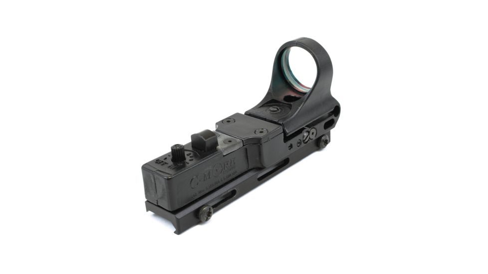 C-MORE Railway Red Dot Sight w/Standard Switch, Black, 2 MOA RWB-2