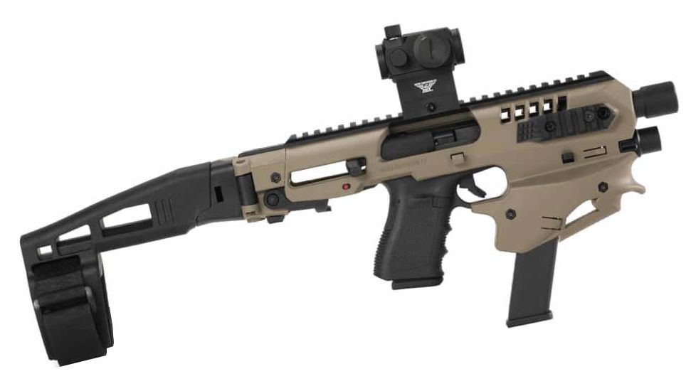 CAA Super Advanced Upgrade and Micro Red Dot Sight,Green, SADKLG