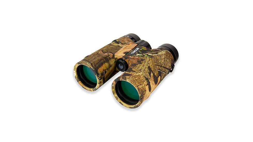 Carson 3D 10x42 Full Size Waterproof Birding Binoculars w/ ED Glass,Mossy Oak TD-042EDMO