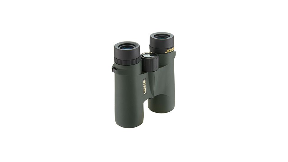 Carson 10x42 Roof BaK-4 Prism Waterproof Multicoated Binoculars, Green JK-042