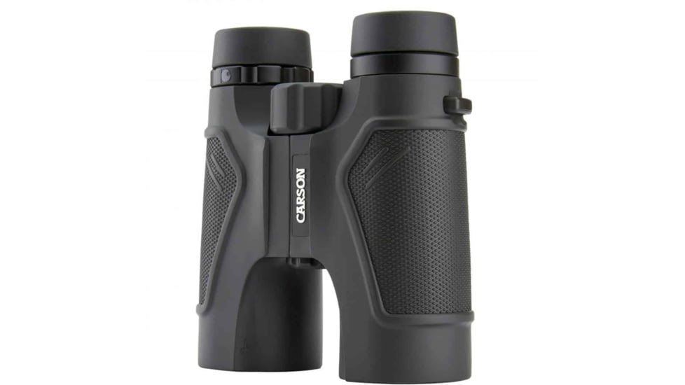 Carson 3D 10x42mm Roof Prism Waterproof Birding Binoculars, Matte, Black, TD-042ED