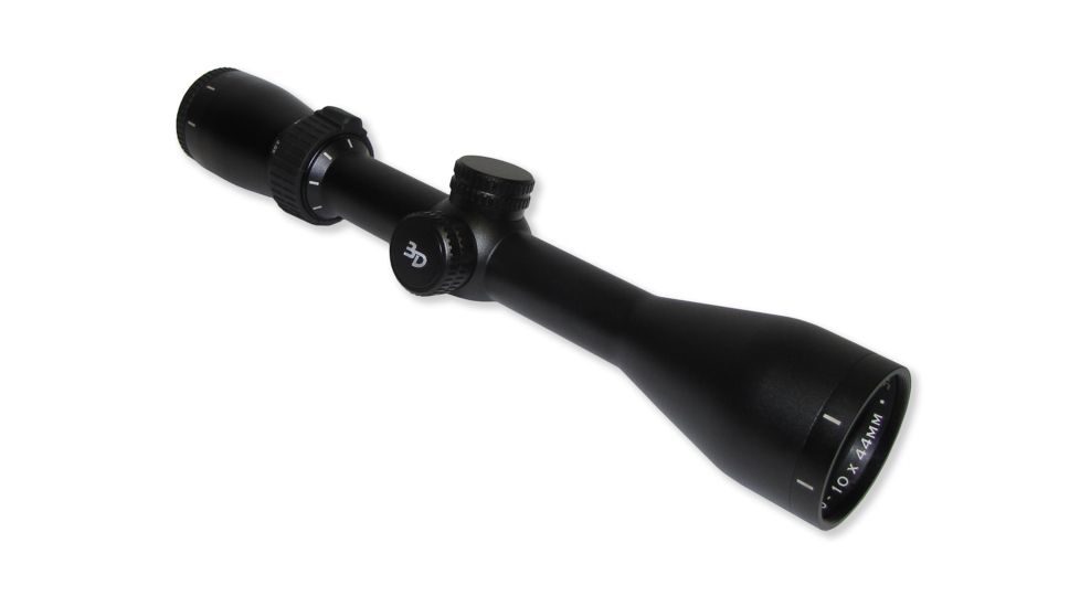 Carson 3D Series 3.5-10x44mm Rifle Scope w/ Multiplex Reticle RS-344MP