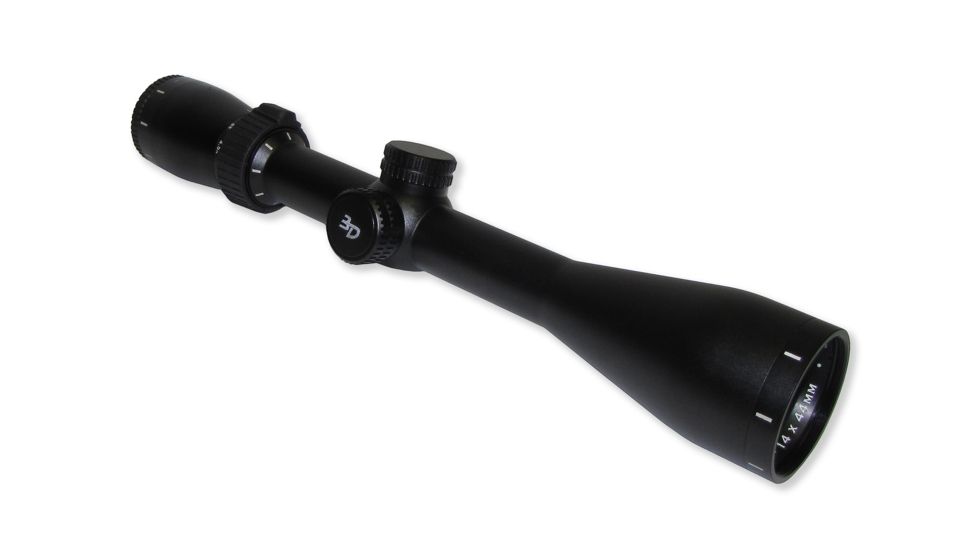 Carson 3D Series 4.5-14x44mm Rifle Scope w/ Mildot Reticle RS-444MD