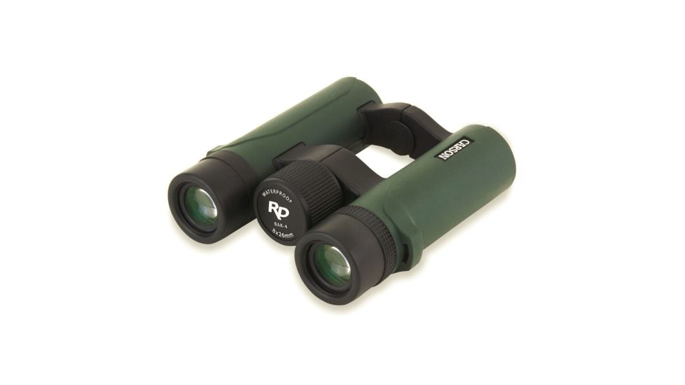 Carson 8x26 Open Bridge Binocular, Green, RD-826