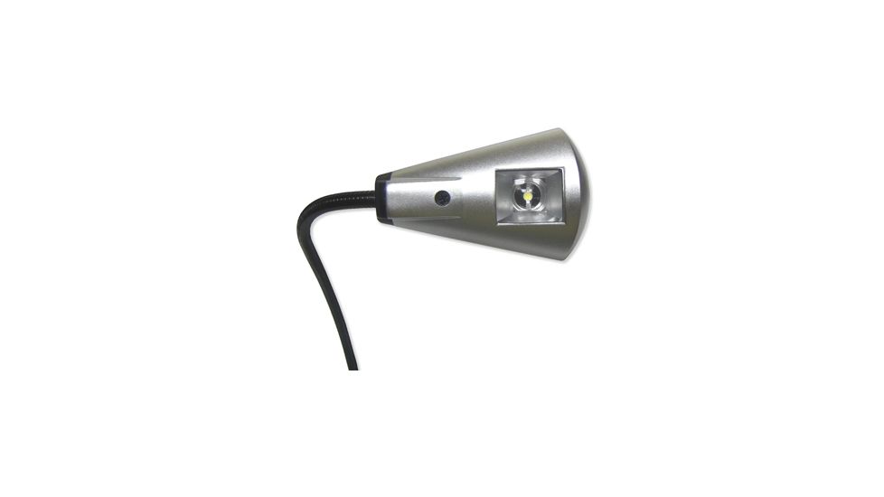 Carson FlexNeck Ultra-Bright Fully Adjustable LED Book Light, Silver, FL-55
