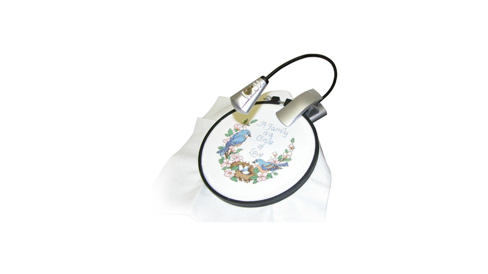 Carson FlexNeck Ultra-Bright Fully Adjustable LED Book Light, Silver, FL-55