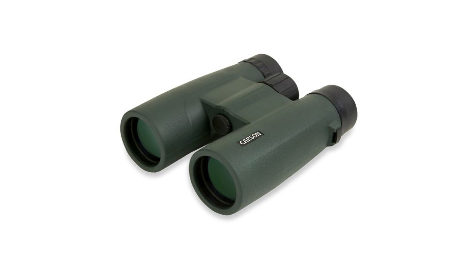 Carson JR Series 10x42mm Roof Prism Binocular, Green jr-042