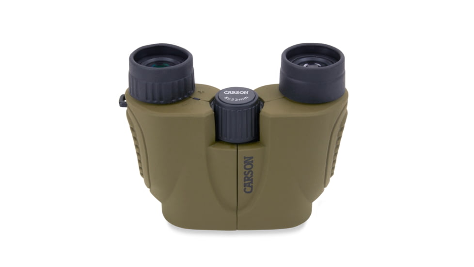 Carson JR Series 8x42mm Roof Prism Binocular, Green, jr-842