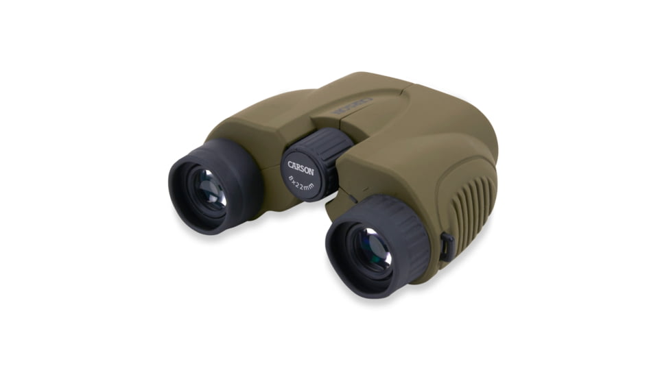 Carson JR Series 8x42mm Roof Prism Binocular, Green, jr-842