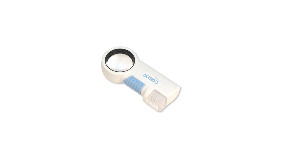 Carson MagniFlash 9x Magnifier Loupe, White CP-32